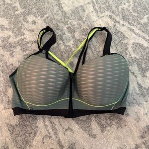 Victoria's Secret Black and Green Sports Bra